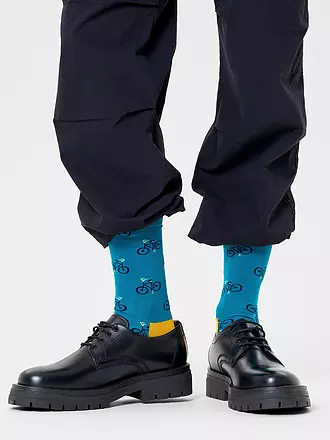 HAPPY SOCKS | Damen Socken 36-40 BIKE turquoise | 